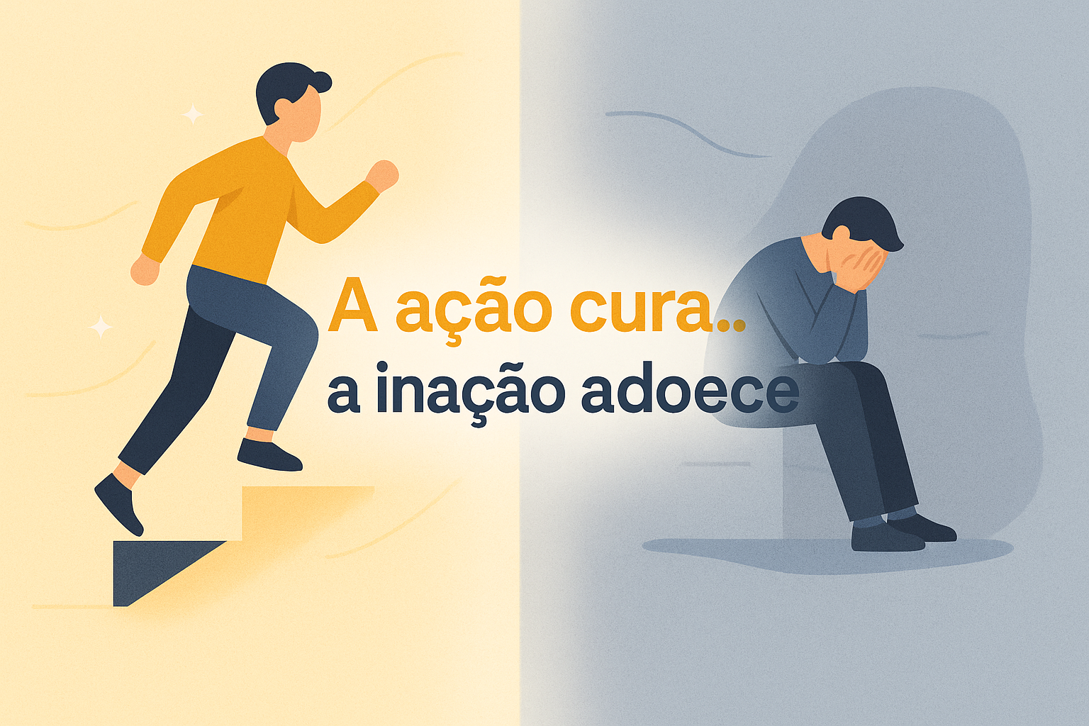 A ação cura… a inação adoece